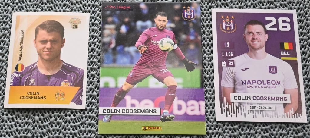 Cartes et autocollants/Colin Coosemans/3 pièces, Envoi, Comme neuf, Affiche, Image ou Autocollant
