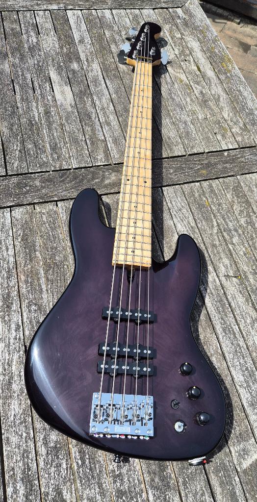 Franck Beliér Custom Jazz V 2005 (Handbuild), Muziek en Instrumenten, Ophalen, Gebruikt, Elektrisch, 5-snarig