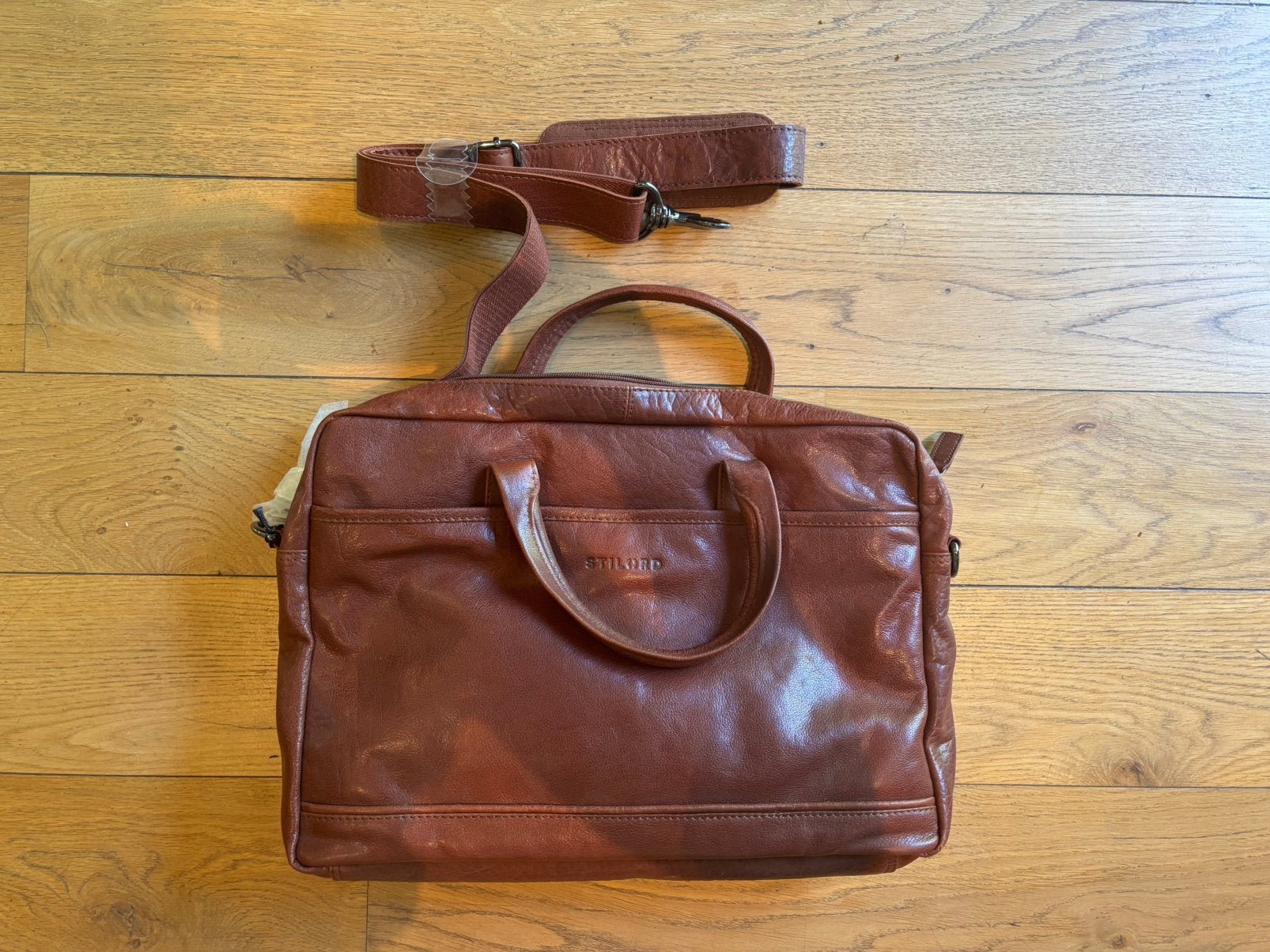 Malette en cuir Stilford, Computers en Software, Laptoptassen, Ophalen, Schouderband, Nieuw, Aktetas