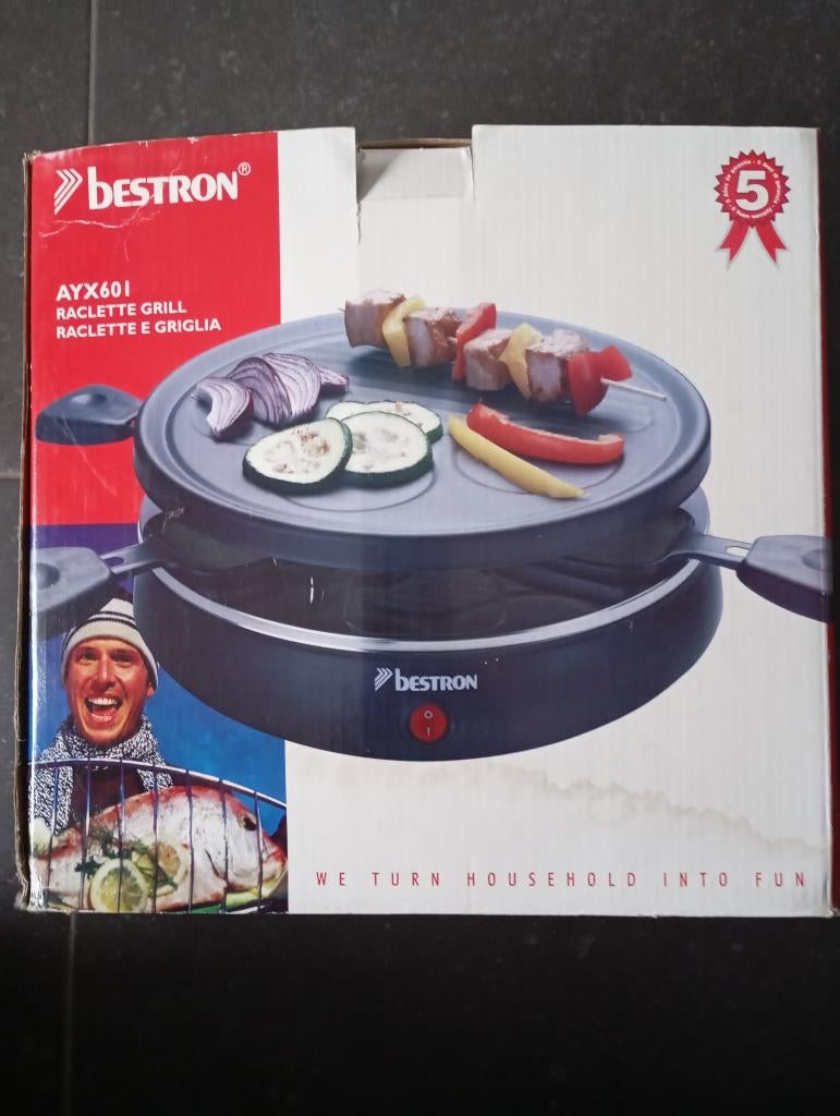 Raclette grill 6 personne, Ophalen, Gebruikt, 4 t/m 7 personen