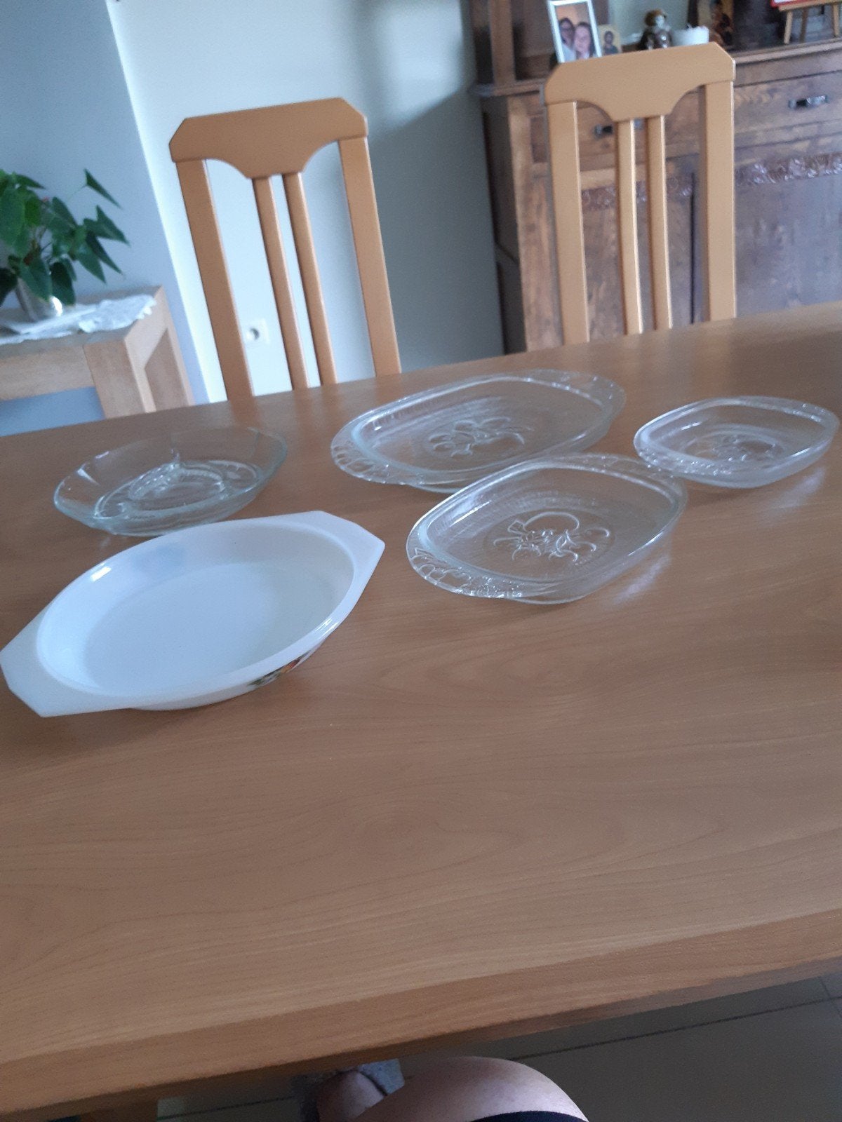 5 glazen schalen. Verschillende afmetingen., Ophalen of Verzenden