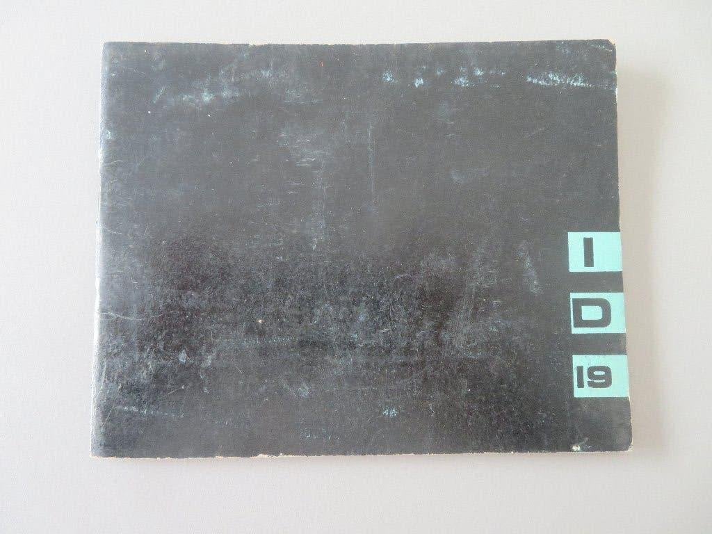 1960 manual onderhoudsboekje Citroen ID 19 Frans, Collections, Enlèvement ou Envoi, Comme neuf, Voitures