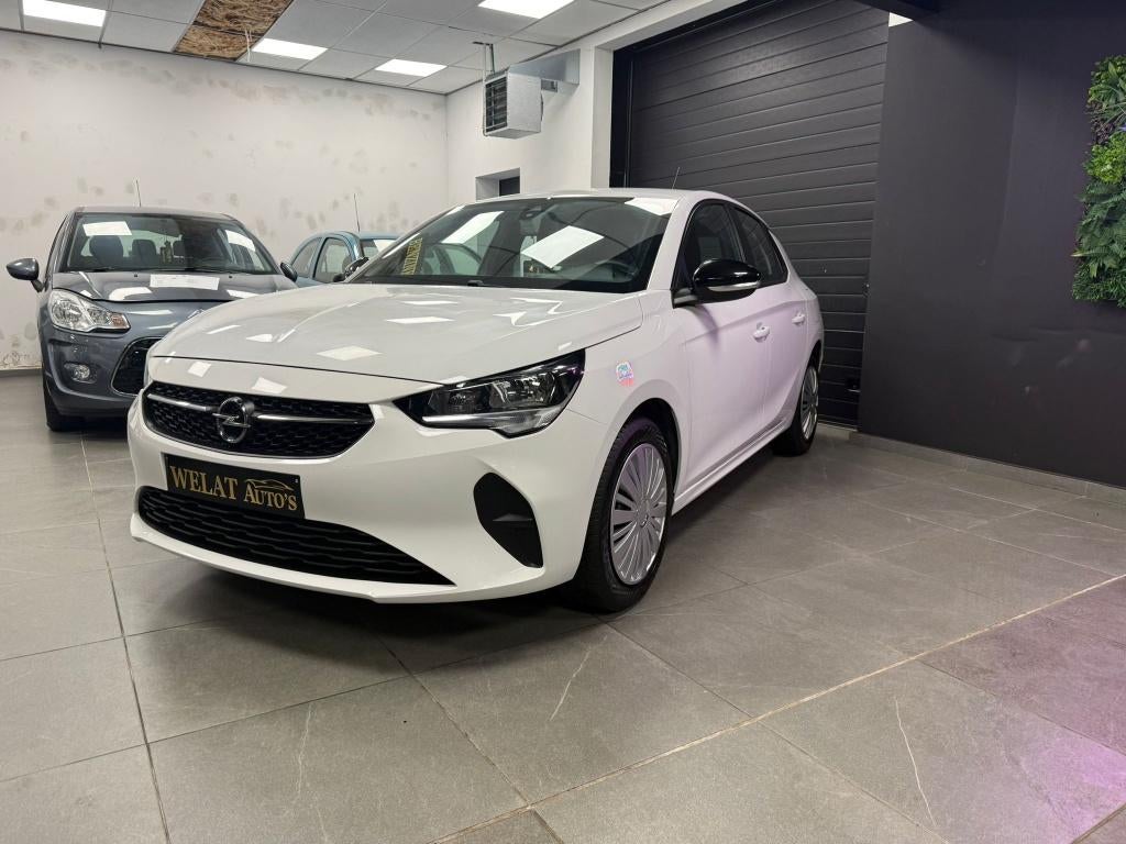 OPEL CORSA 2020 BENZINE EURO 6/ NIEUWE STAAT, Auto's, Opel, Bluetooth, 75 kW, Wit, Bedrijf