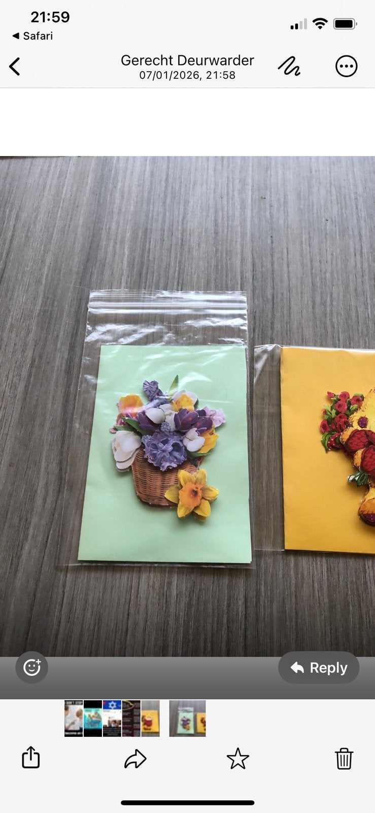 3D hand made wish cards, Enlèvement, Neuf
