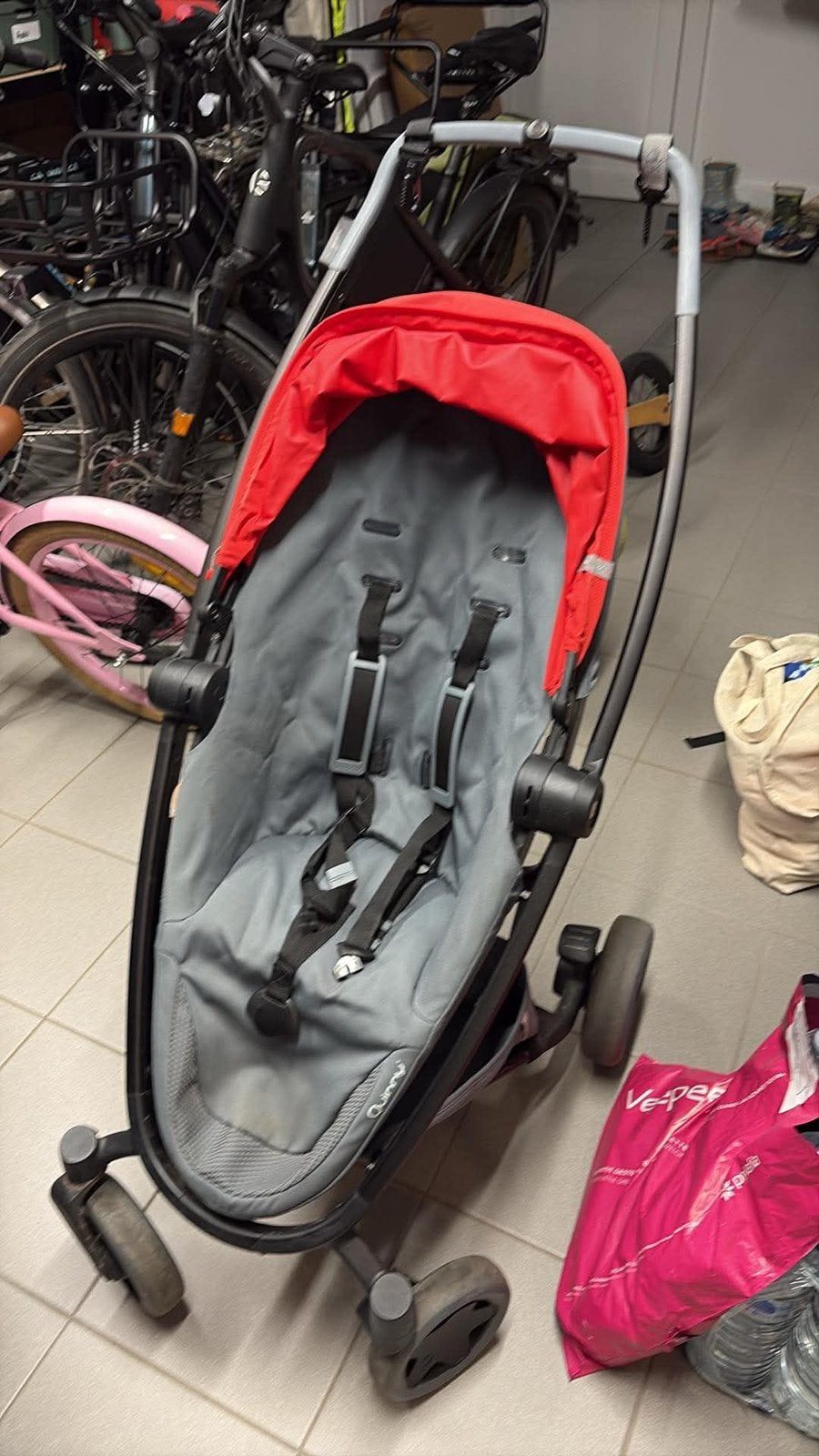 Quinny Zapp Flex Pro, Ophalen, Zo goed als nieuw, Quinny, Regenhoes