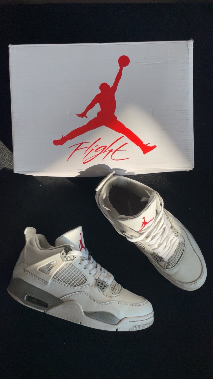 Jordan 4 Oreo maat 42, Vêtements | Hommes, Chaussures, Enlèvement ou Envoi, Comme neuf, Blanc, Baskets