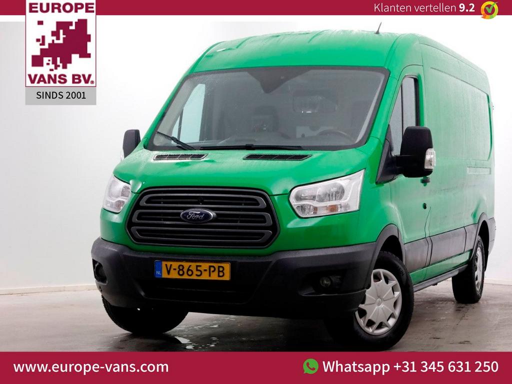 Ford Transit 350 2.0 TDCI 130pk E6 RWD L3H2 Airco/Camera/Tre, Bedrijf, Ford, Onderhoudsboekje, 187 g/km