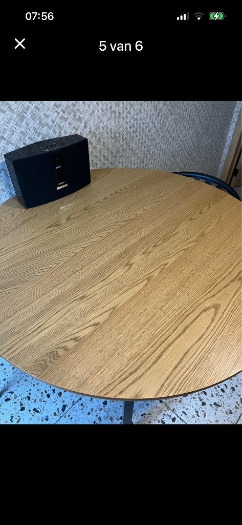 Tafelset twee dtielen, Huis en Inrichting, Tafels | Eettafels, Ophalen, 100 tot 150 cm, Rond, Nieuw