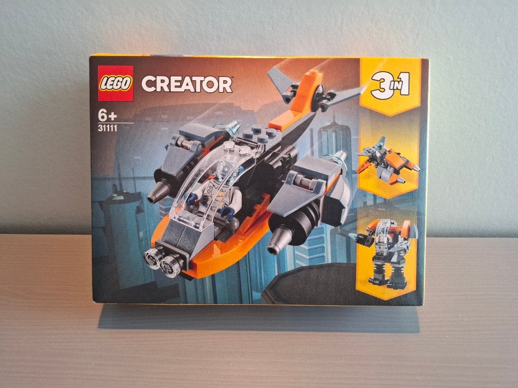 LEGO Creator (3 in 1) 31111 - Cyberdrone, Nieuw, Ophalen of Verzenden, Inclusief accessoires, Lego