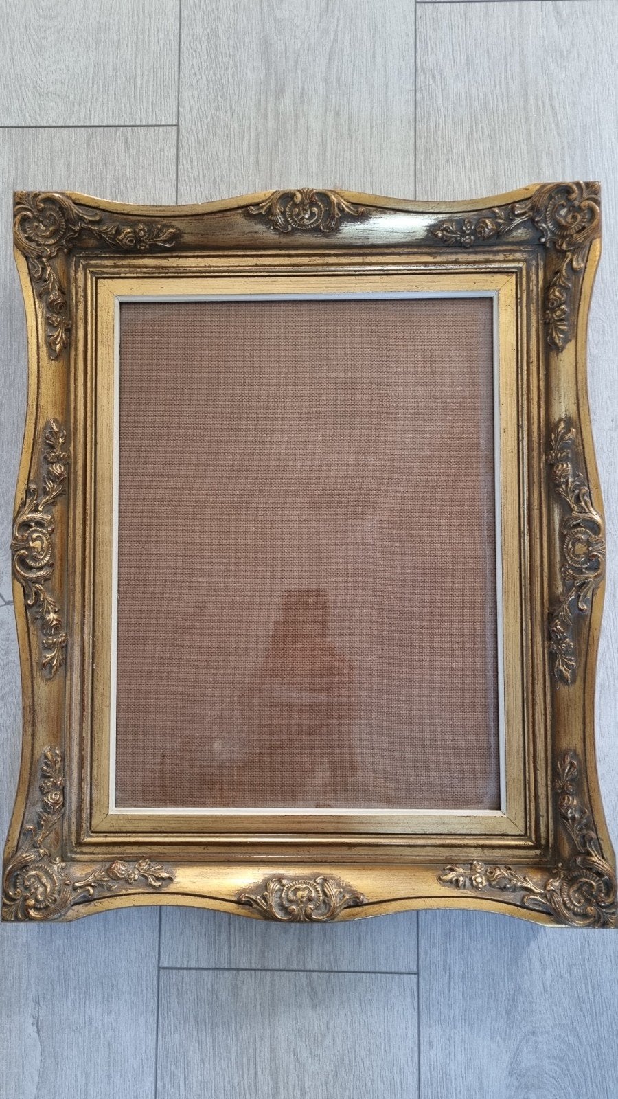 antieke kader in goudkleur, Huis en Inrichting, Ophalen, Fotolijst, Goud, Met glas