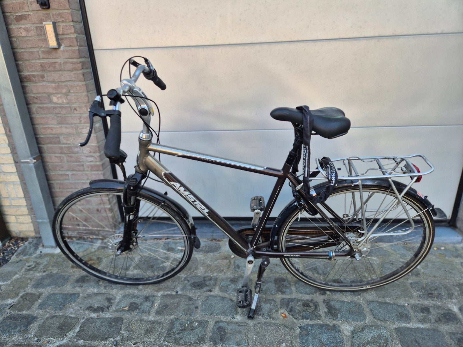 heren fiets met stevig slot, Fietsen en Brommers, Ophalen