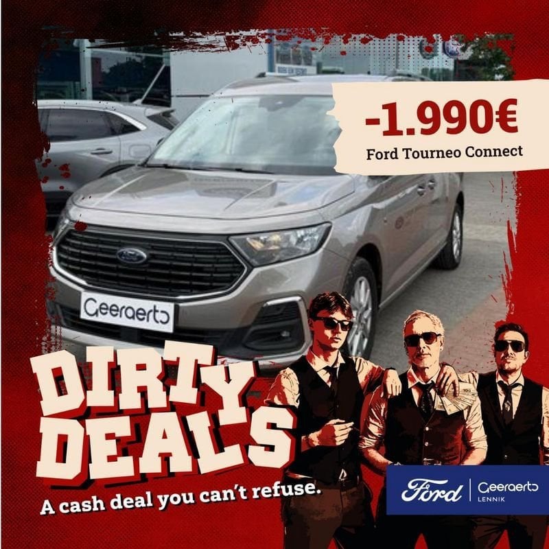 Ford Tourneo Connect, Argent ou Gris, Achat, Entreprise, 7 places