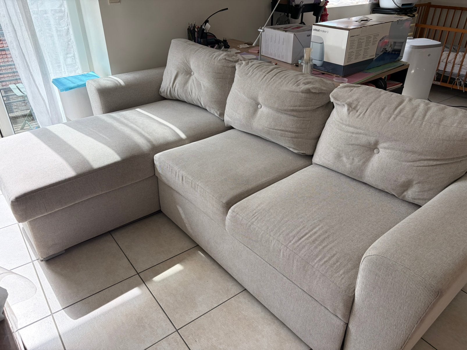 Fauteuil meridienne, Maison & Meubles, Canapés | Coins salons complets, Enlèvement, Comme neuf
