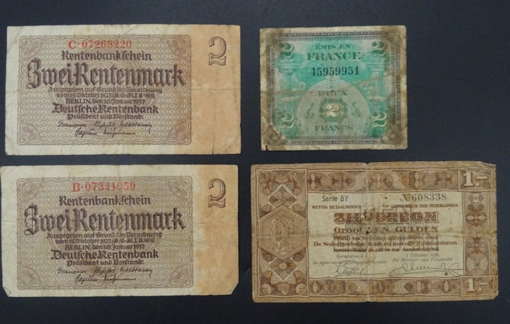 Billets de la période de la Seconde Guerre mondiale, Enlèvement ou Envoi, Autres, Autres types