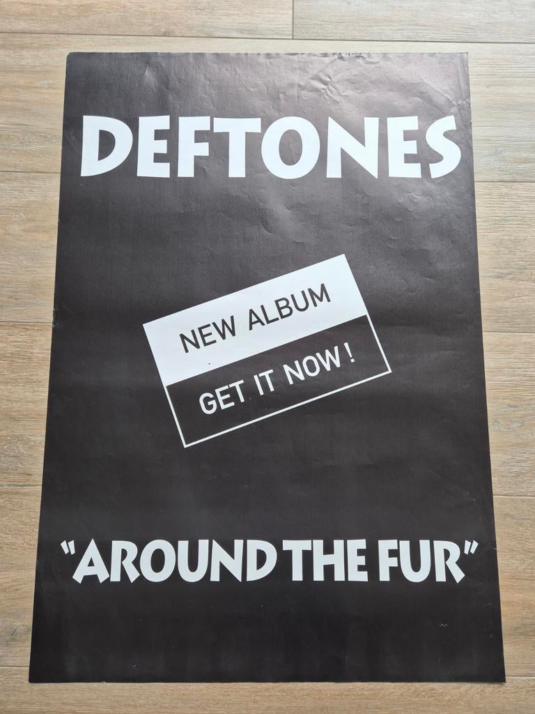 Affiche du concert « Around the fur » de Deftones, Enlèvement ou Envoi, Comme neuf, Musique
