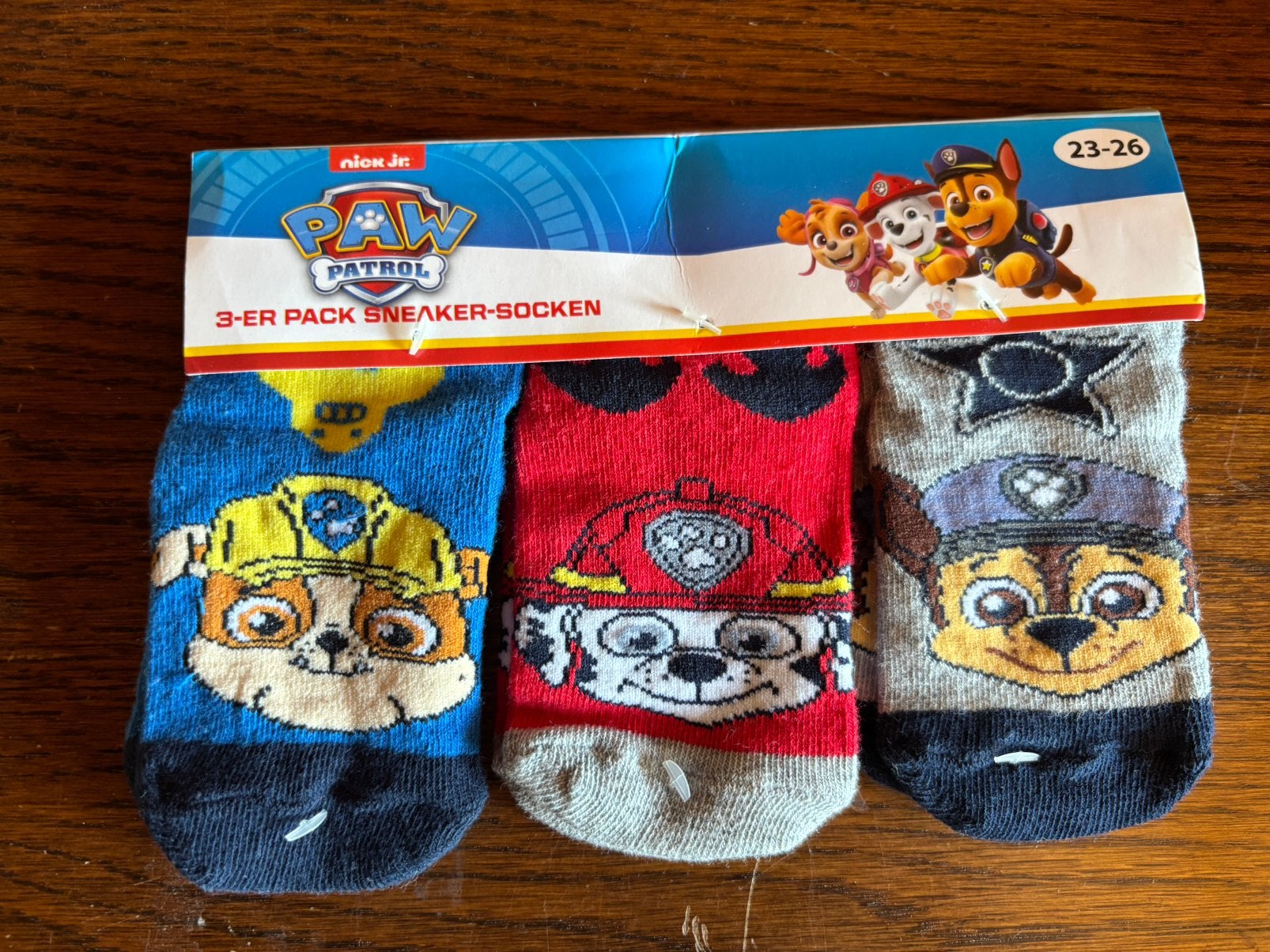 Nieuwe kindersokken Paw Patrol, Kinderen en Baby's, Kindermode-accessoires, Ophalen of Verzenden, Nieuw, Overige typen, Rood