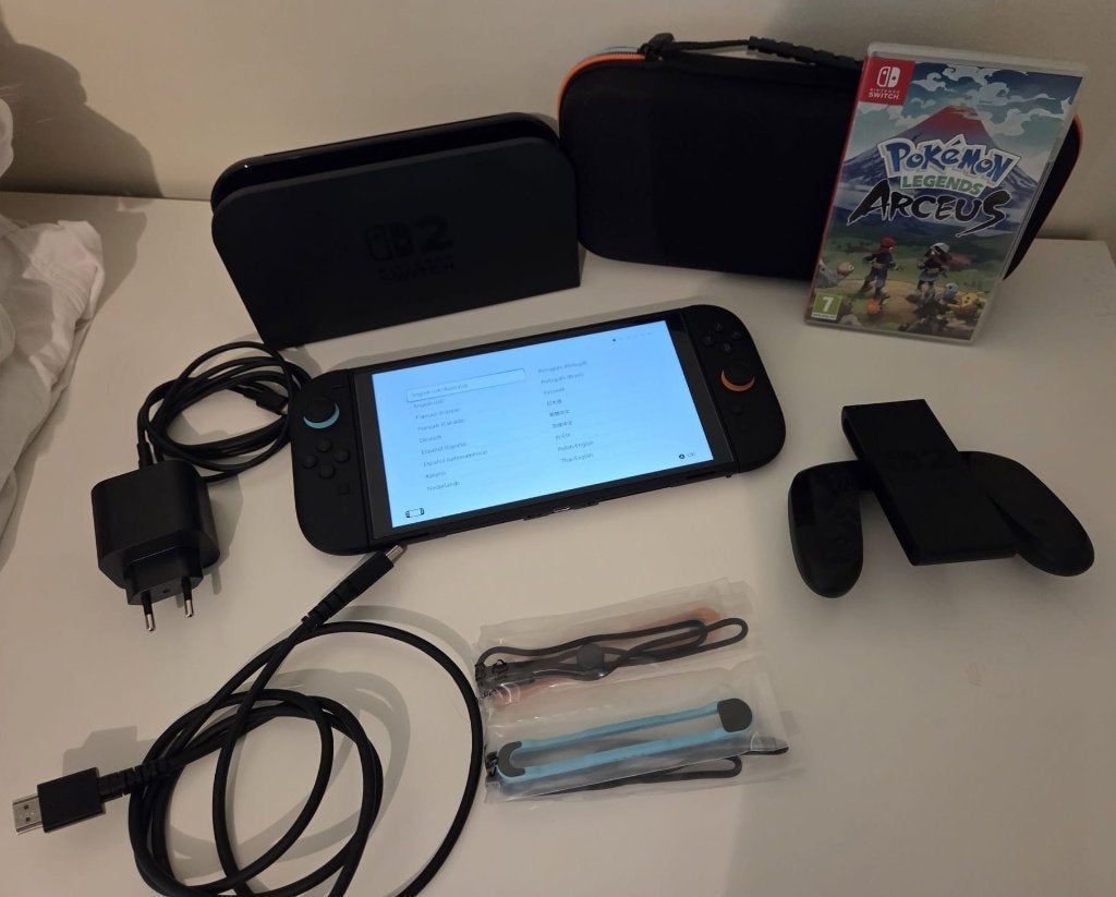 Nintendo Switch 2 - bijna nieuw!, Games en Spelcomputers, Spelcomputers | Nintendo Switch, Ophalen, Zo goed als nieuw, Met 2 controllers