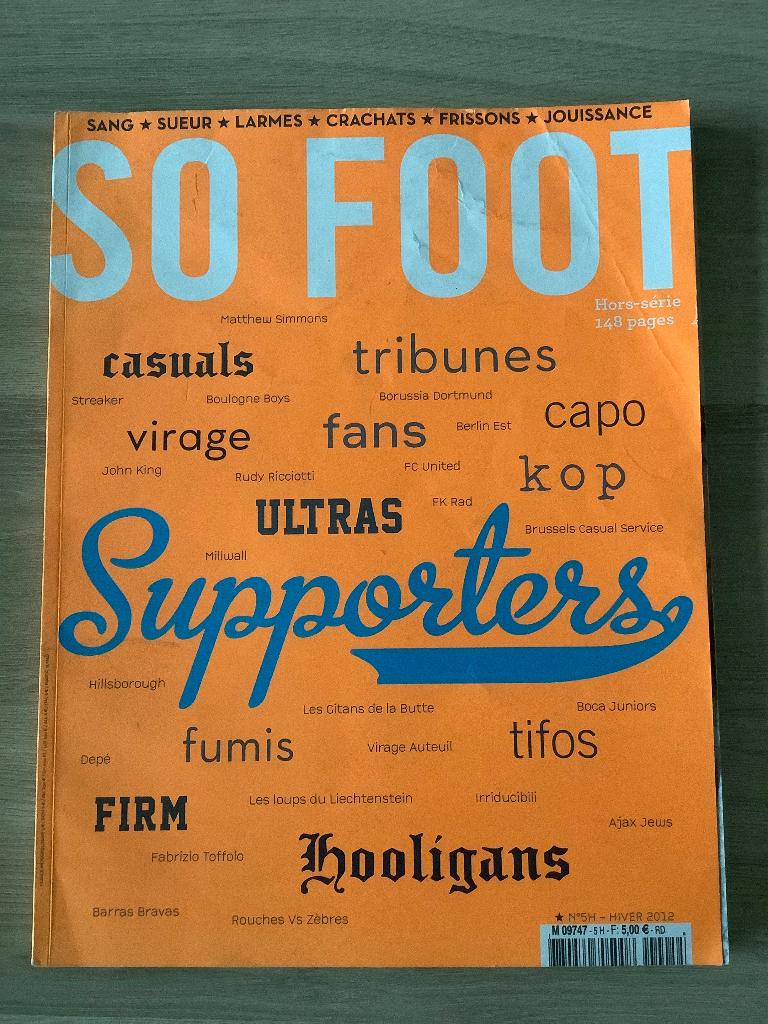 So Foot Special ‘ Supporters ‘, Enlèvement ou Envoi, Comme neuf, So Foot, Sport de ballon