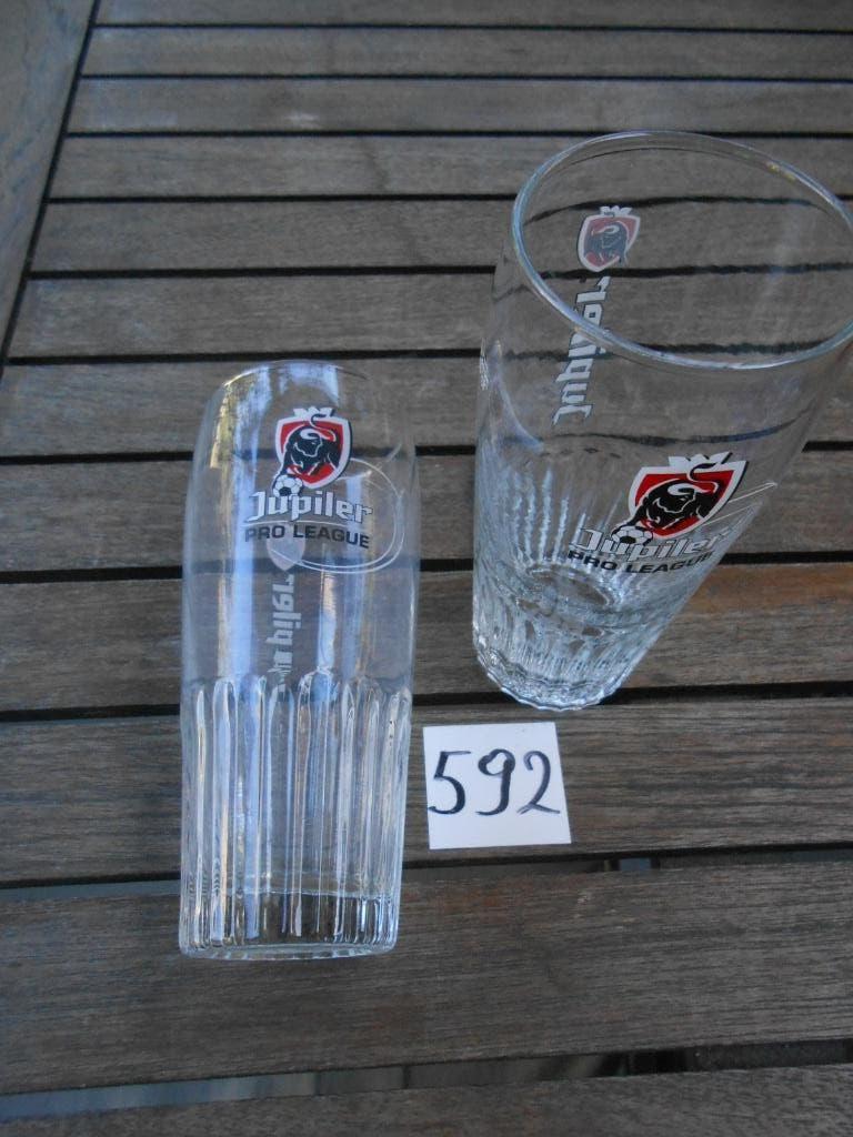 glazen Jupiler Pro league glas, Ophalen of Verzenden, Zo goed als nieuw, Glas of Glazen, Jupiler