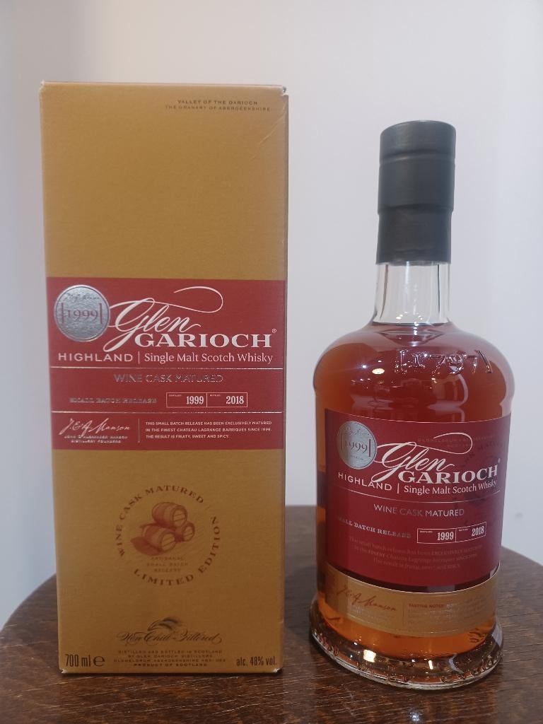 Whisky: 	Glen Garioch 1999 Wine Cask Matured, Enlèvement ou Envoi