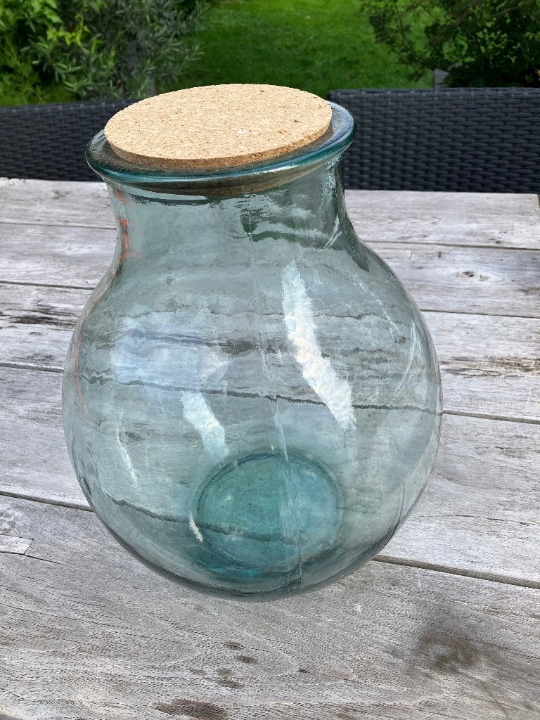 Pot de fleurs en verre, 40 à 70 cm, 25 à 40 cm, Rond, Enlèvement