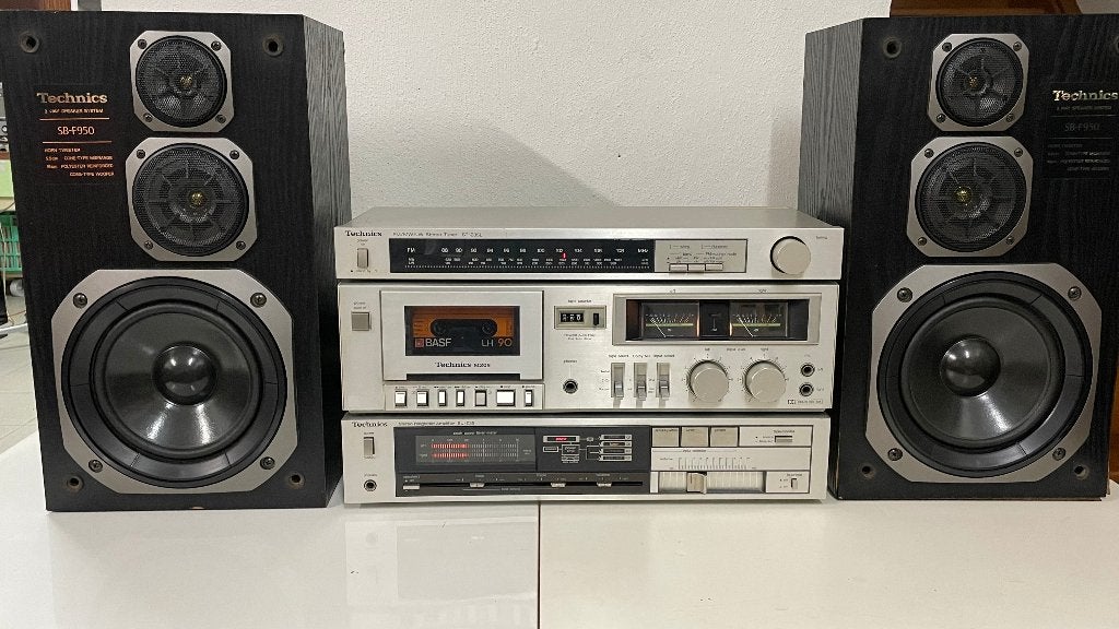 Chaîne Hifi Technics avec haut-parleurs, Autres marques, Haut-parleurs, Enlèvement, Utilisé