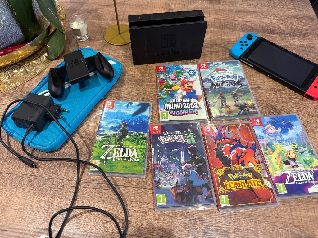 Switch, Enlèvement, Comme neuf, Avec 1 manette, Avec jeux