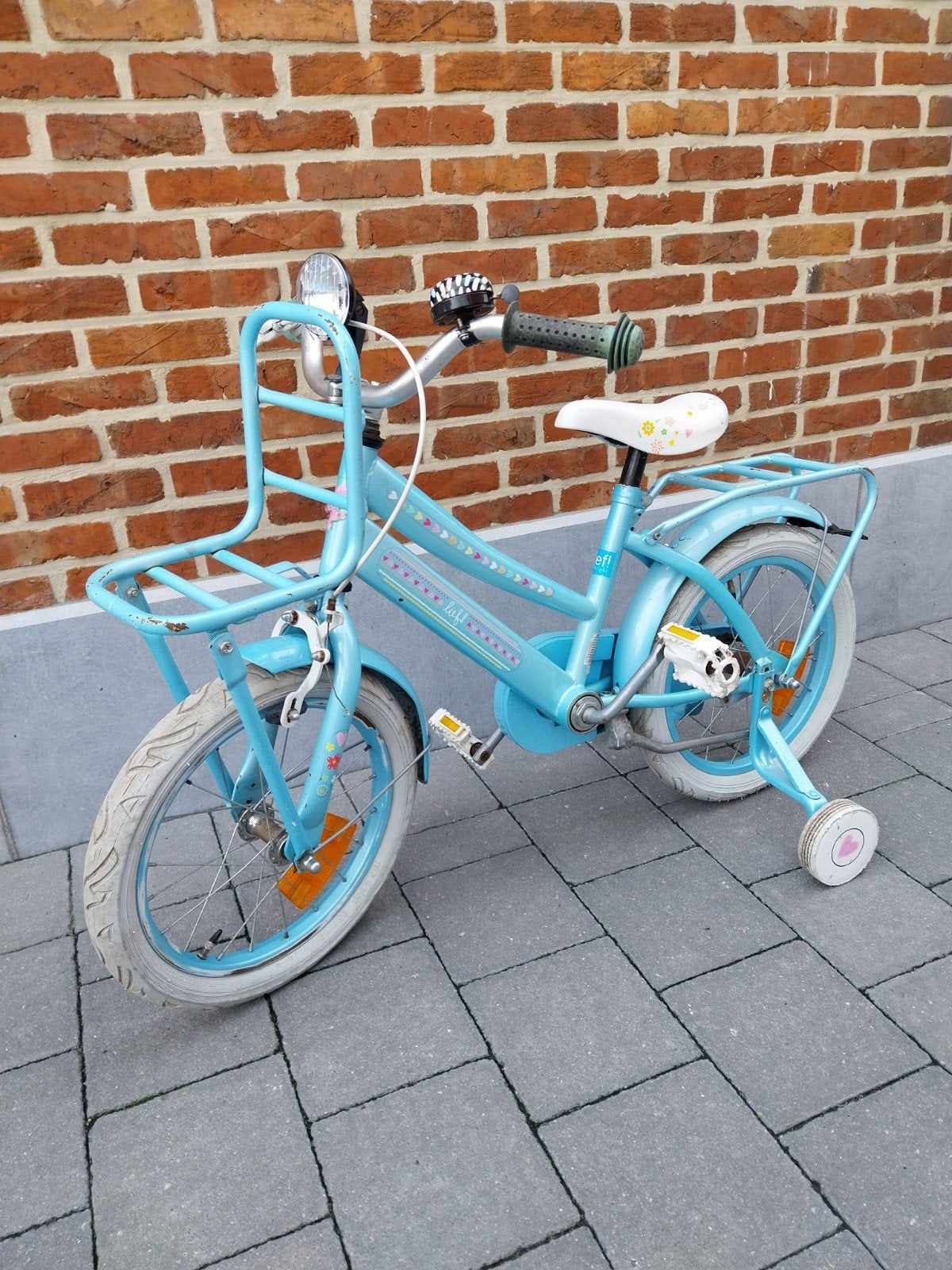 Meisjesfiets 16 inch., Enlèvement, Comme neuf, Frein à rétropédalage, 16 pouces