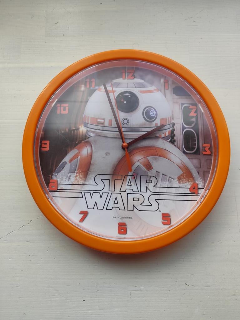 Star wars klok, Verzenden, Gebruikt