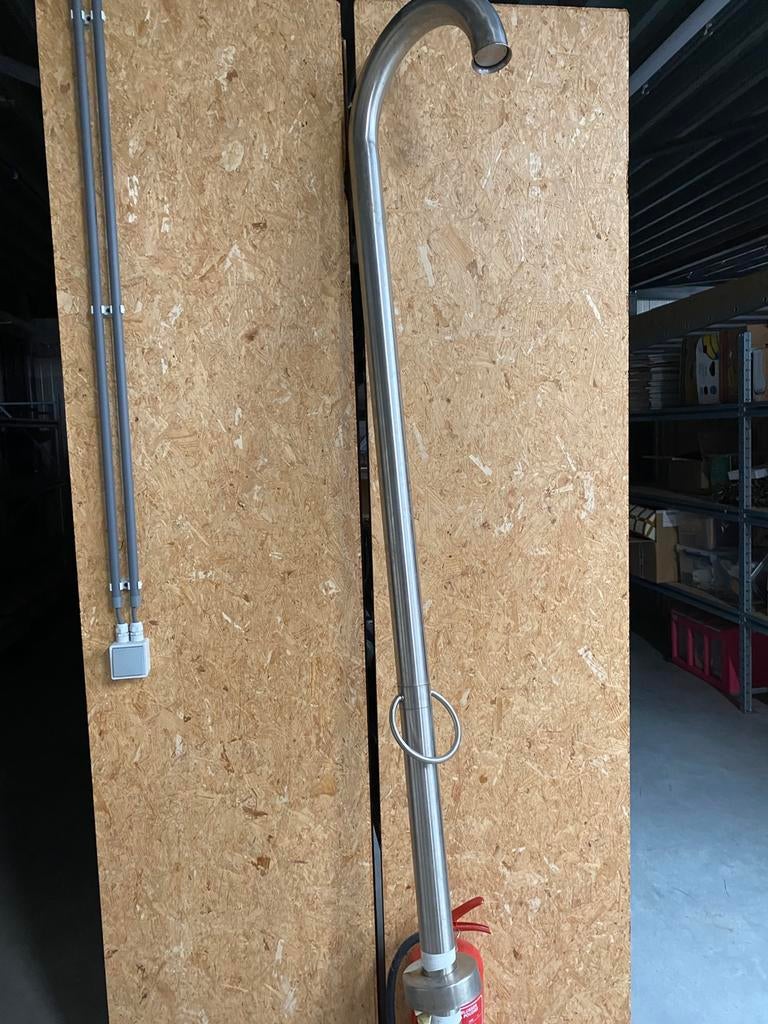 Buiten douche, Enlèvement ou Envoi, Comme neuf, Inox, Robinet