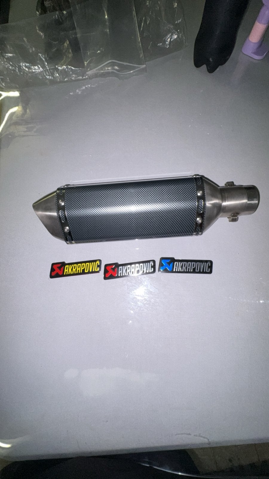 Akrapovic uitlaat met demper Nieuw!!!!!, Motoren, Ophalen of Verzenden, Nieuw