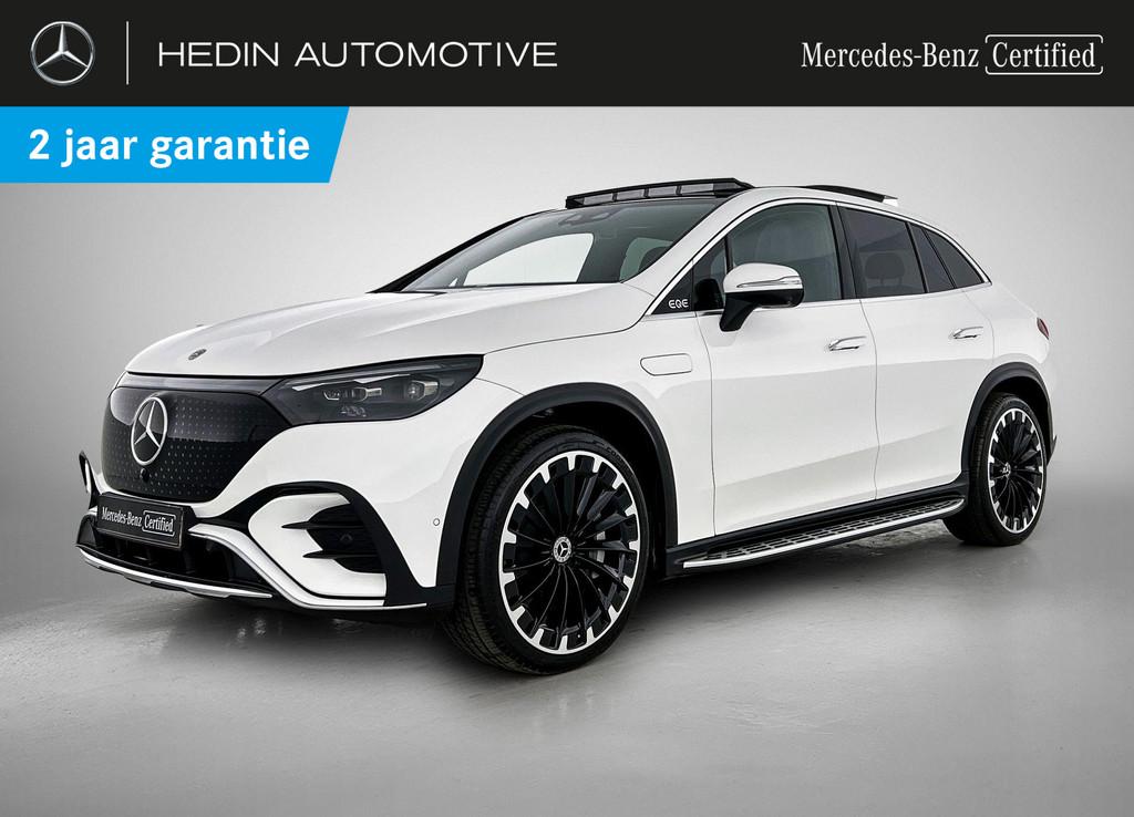 Mercedes-Benz EQE-Klasse 350 4MATIC SUV AMG Line Panoramisch, Auto's, Automaat, Euro 6, Wit, Leder