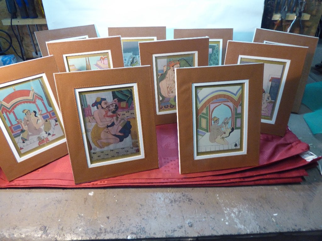 kamasutra 10 cades + images ,kama sutra, Antiquités & Art, Enlèvement ou Envoi, Impression, Portrait ou Personnes