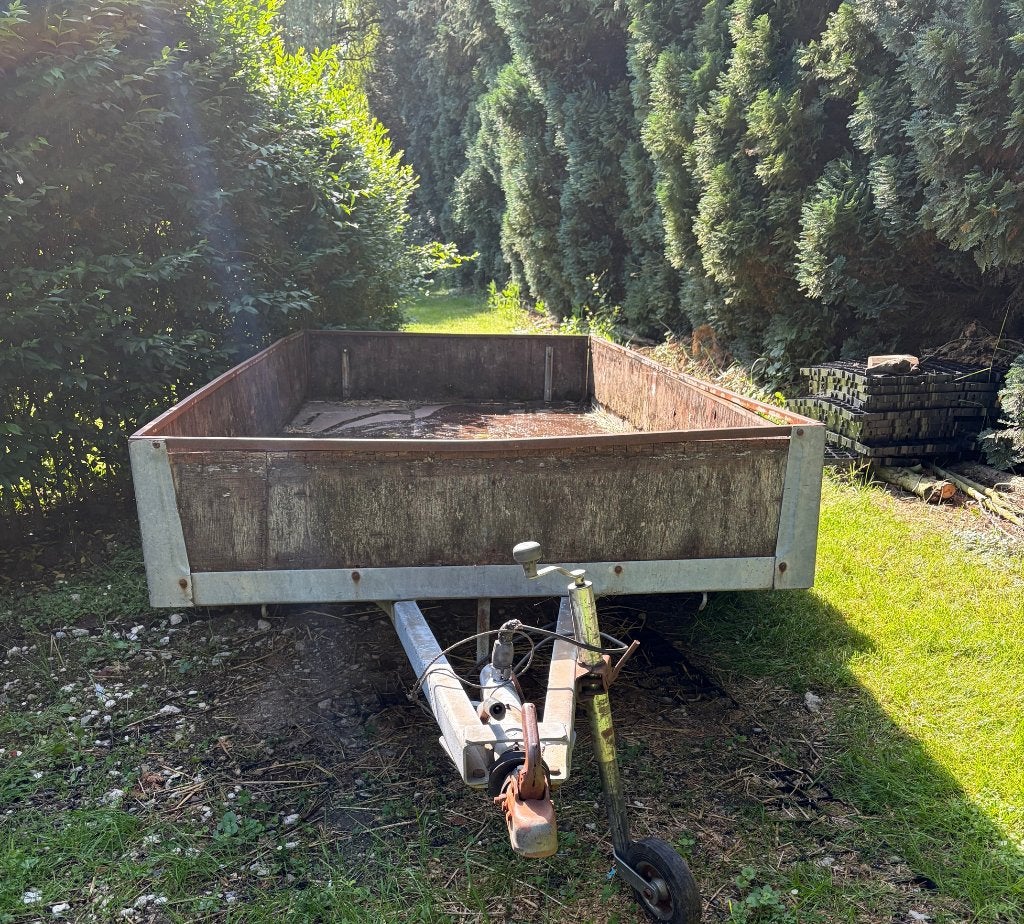 aanhangwagen Henra dubbele as/tandemas (opknapper), Ophalen, Gebruikt