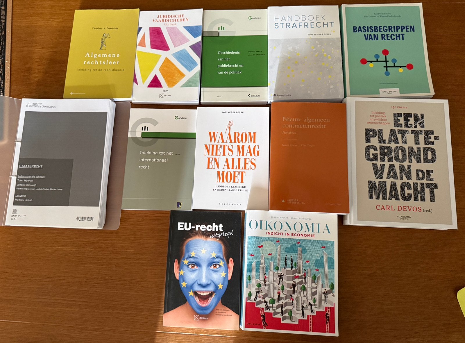 Boeken Rechten UGent - 1ste Bachelor (sem 1+2), Enlèvement ou Envoi