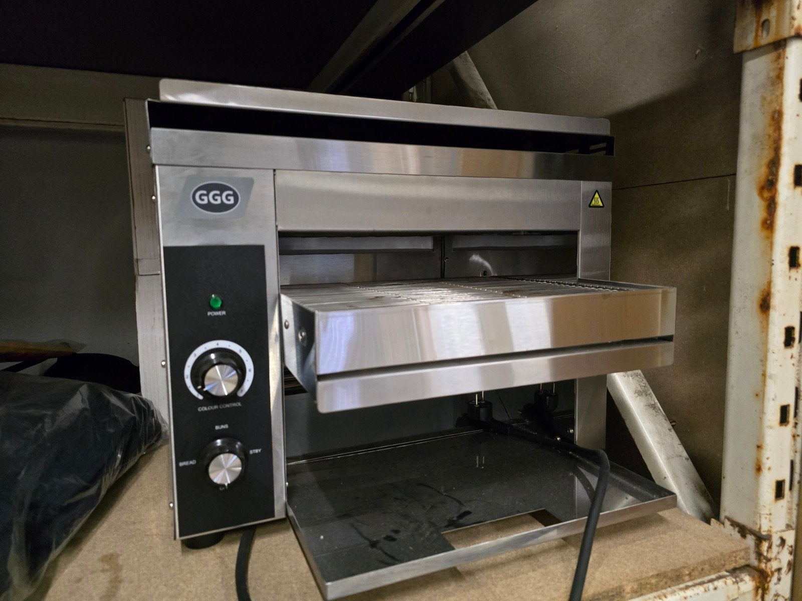 doorloop toaster, Ophalen, Oven