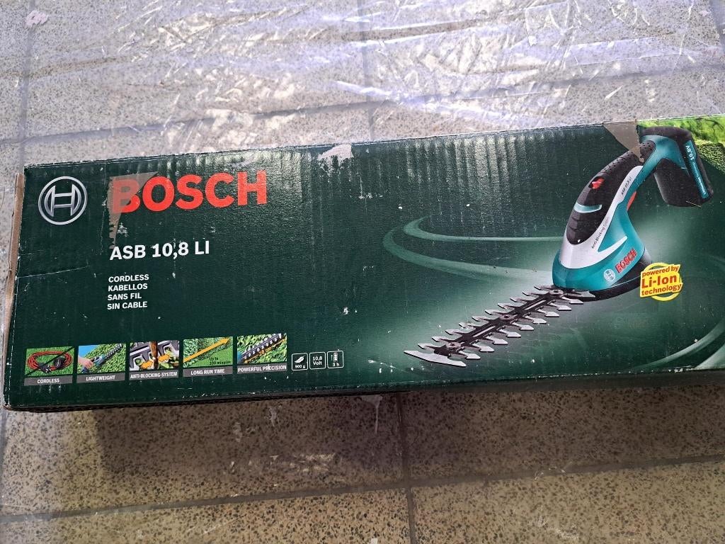 Bosch mini heggenschaar ASB 10,8 li, Tuin en Terras, Ophalen, Nieuw, Accu, BOSCH
