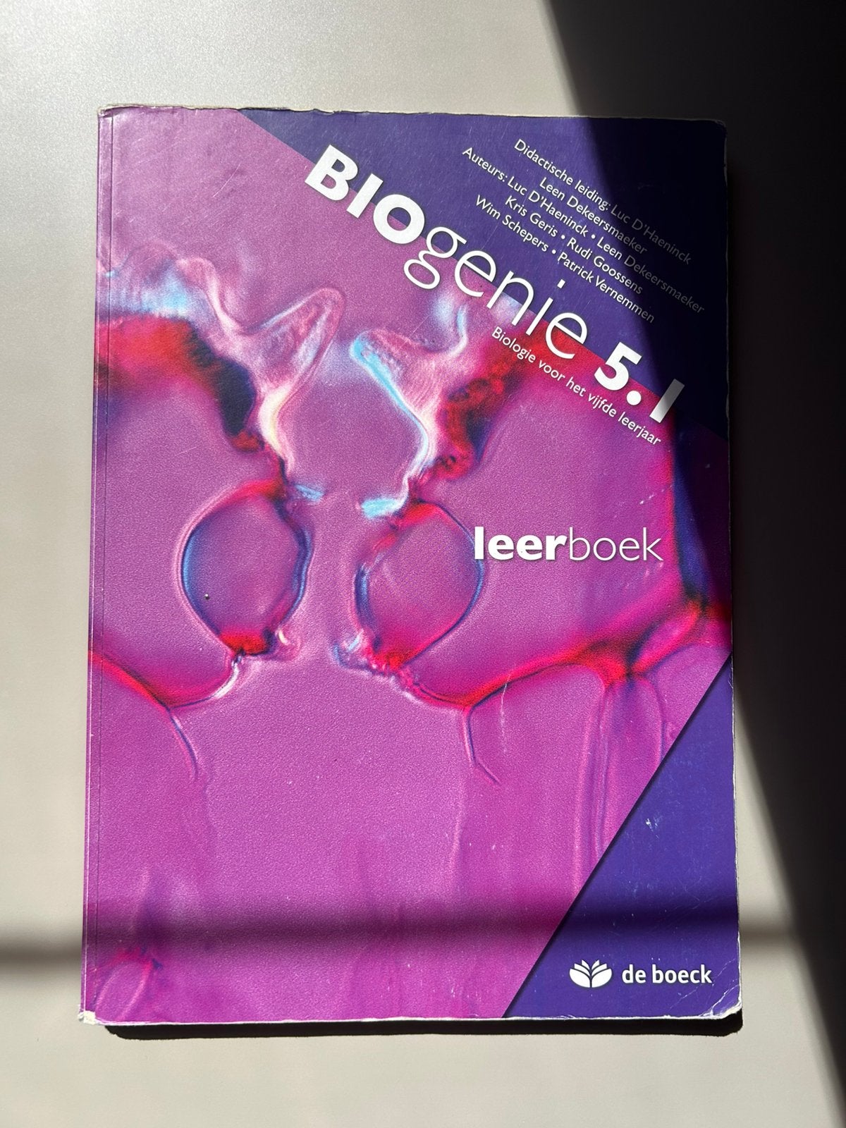 Biogenie 5.1 - Leerboek, Ophalen of Verzenden, Nederlands, D'Haeninck