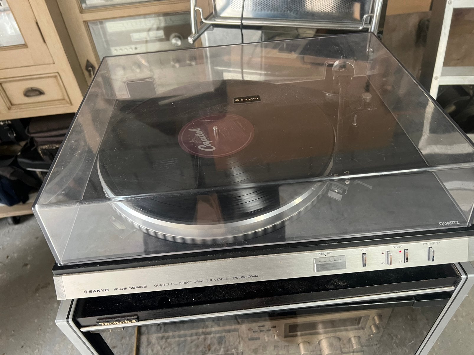 sonyo platenspeler q40, Enlèvement, Utilisé, Tourne-disque, Automatique