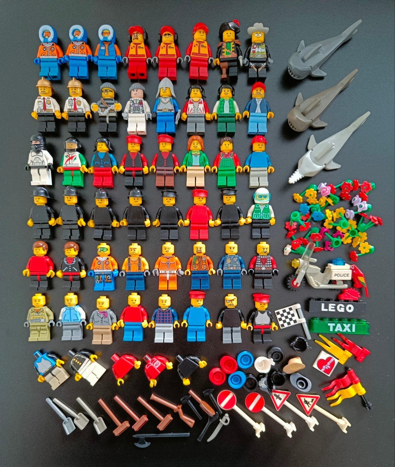 Collectie Lego Minifiguren+ accessoires., Ophalen of Verzenden, Zo goed als nieuw, Minifiguur, Lego