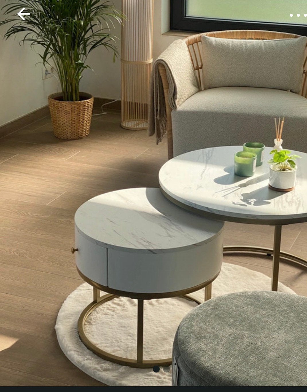 Luxe bijzettafels/ salontafels, Ophalen, Zo goed als nieuw
