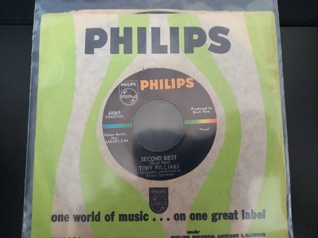 Tony Williams ‎– Second Best ' 7  Popcorn, 7 inch, Ophalen of Verzenden, Pop, Overige typen
