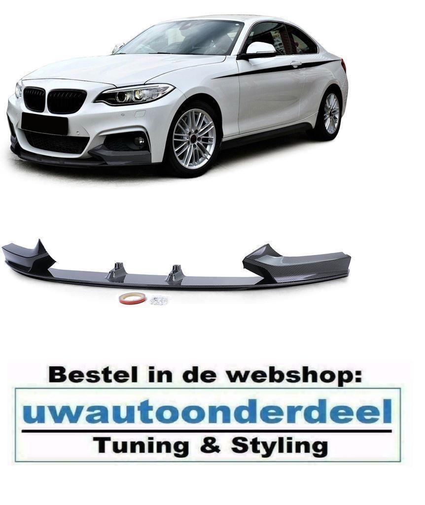 Splitter Spoiler Carbon Look Voor Bmw 2 serie F22 F23 M Pack, Verzenden