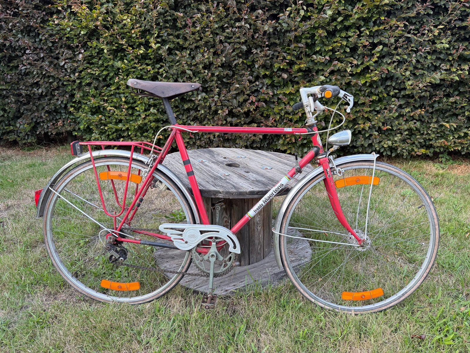 Vélo rouge rétro Flandria Freddy Maertens, Vélos & Vélomoteurs, Enlèvement