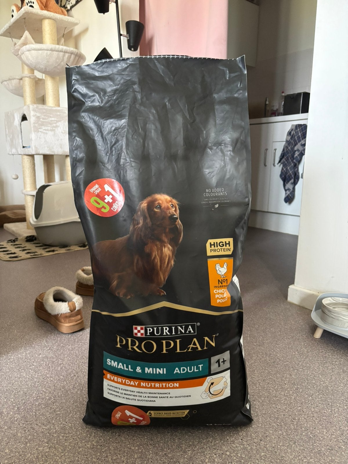Purina brokken, Ophalen