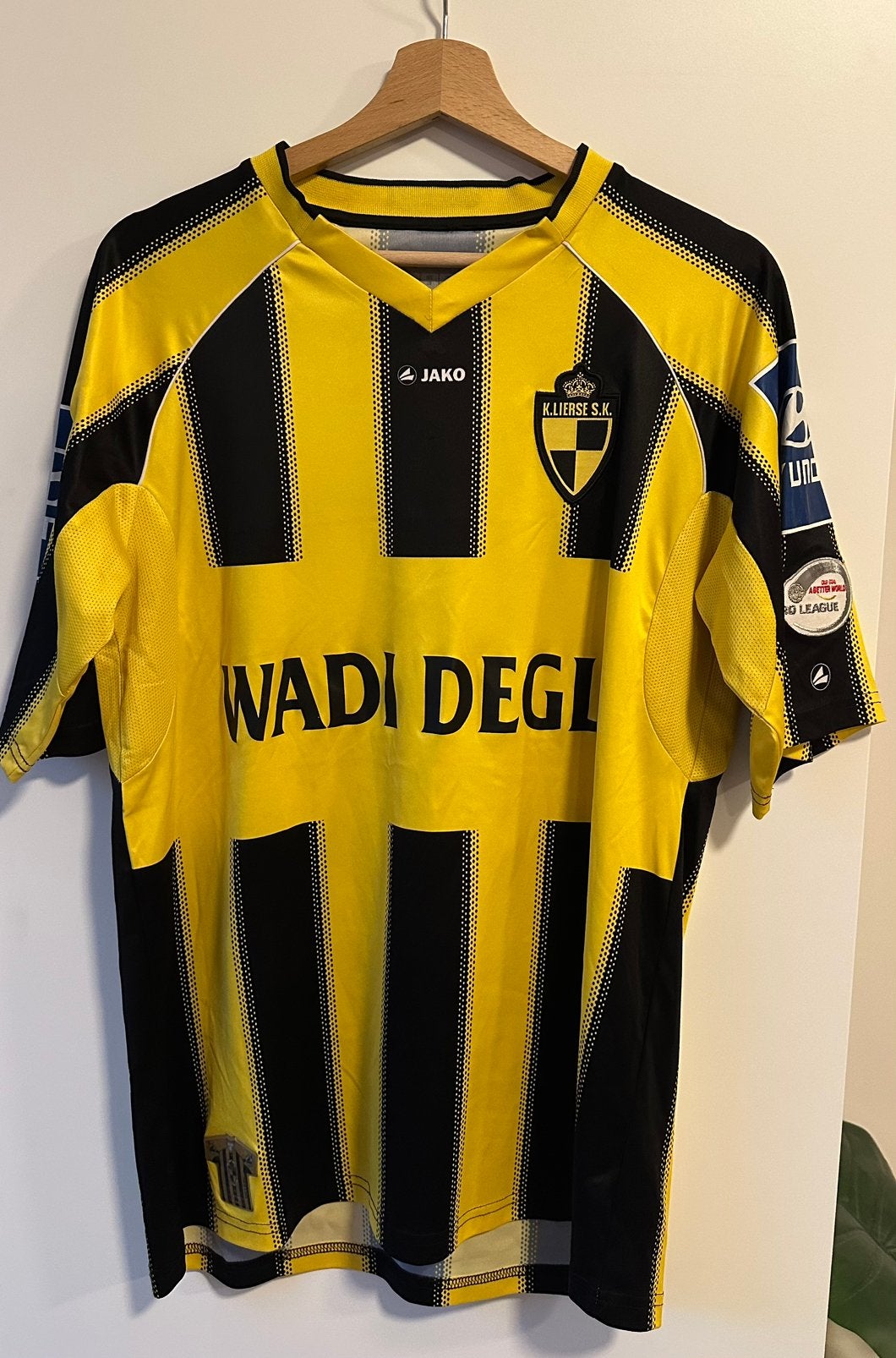 Match worn Lierse SK 2011/2012- Ibrahim Ayew, Collections, Enlèvement ou Envoi, Comme neuf, Maillot