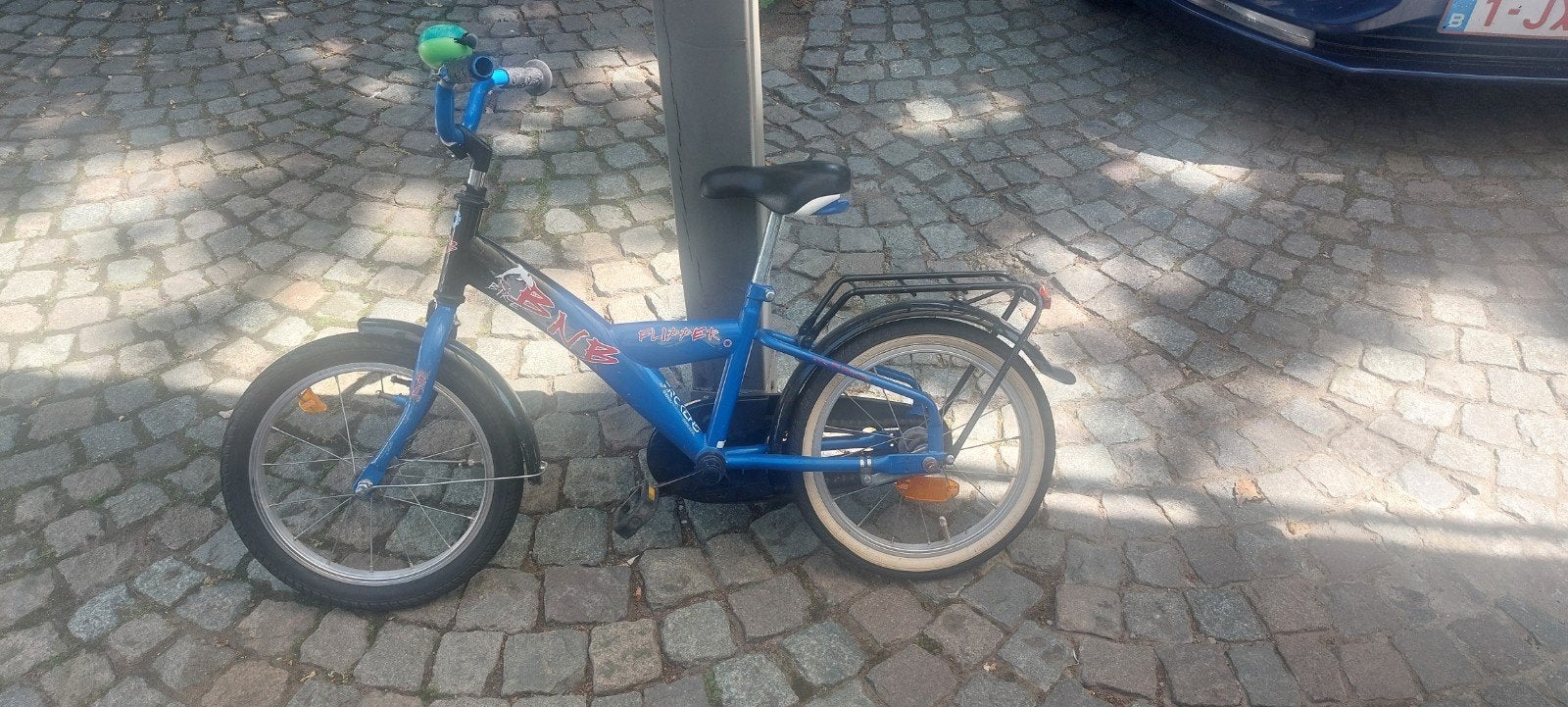 Kinderfiets met terugtraprem - 16 inch, Enlèvement, Utilisé, Frein à rétropédalage, 16 à 20 pouces