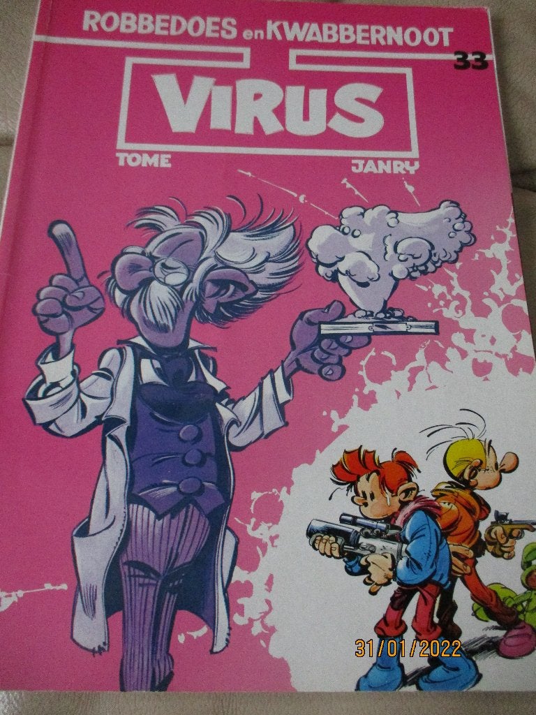 strip Robbedoes en Kwabbernoot, Eén stripboek, Ophalen of Verzenden, Zo goed als nieuw