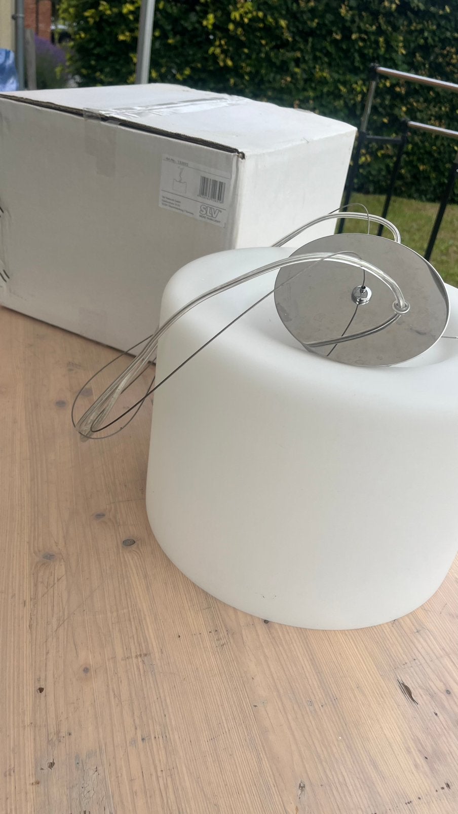 Design lampen, Ophalen, 25 tot 50 cm, Wit, Rond