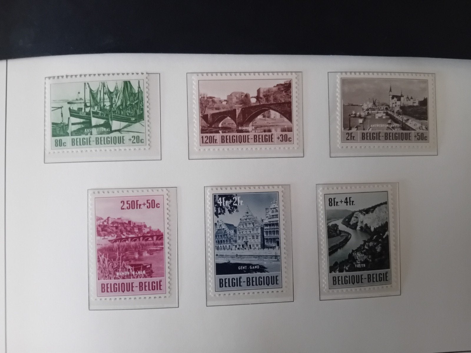 Timbres de Belgique n 918/923** lot 196P, Enlèvement ou Envoi, Neuf